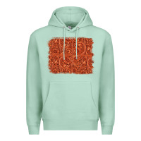 Seafoam serape turquoise  leather background Premium Hoodie - Jasminsmagicworld