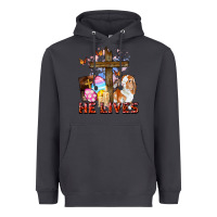 Smoke He lives Easter Day Heavyweight Hoodie - CowGirlArtShop