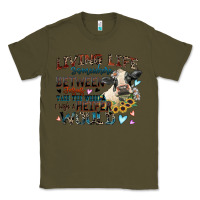 Army Green living life somewhere between jesus take the wheel Classic Tee - Zillion Design Studio
