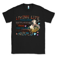 Black living life somewhere between jesus take the wheel Classic Tee - Zillion Design Studio