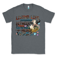 Charcoal Heather living life somewhere between jesus take the wheel Classic Tee - Zillion Design Studio