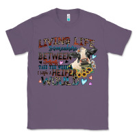 Lavender living life somewhere between jesus take the wheel Classic Tee - Zillion Design Studio