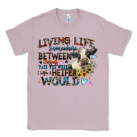 Lilac living life somewhere between jesus take the wheel Classic Tee - Zillion Design Studio