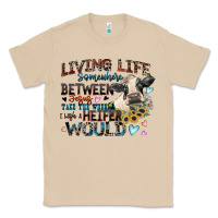 Mushroom living life somewhere between jesus take the wheel Classic Tee - Zillion Design Studio