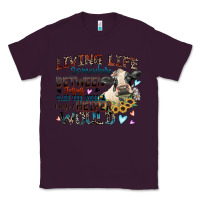 Plum living life somewhere between jesus take the wheel Classic Tee - Zillion Design Studio