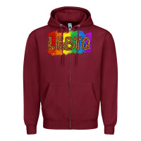 Burgundy lgbtq Zipper Hoodie - texasbilliewilder