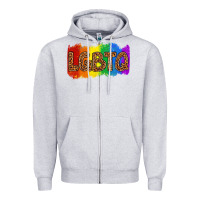 Heather Grey lgbtq Zipper Hoodie - texasbilliewilder