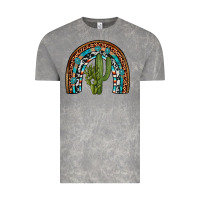 Cloud Rock revize cactus gemstone rainbow Vintage Tee - Artiststas