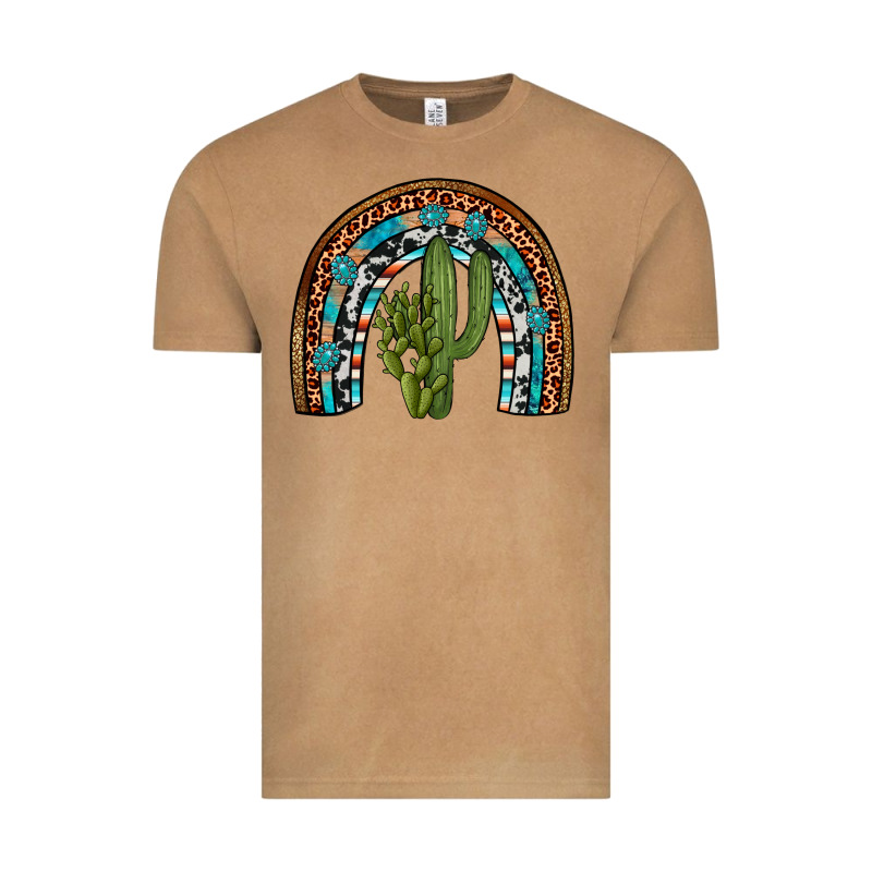 Revize Cactus Gemstone Rainbow Vintage Tee by Artiststas | Teevron