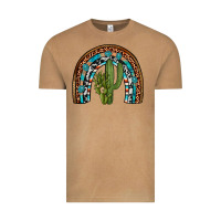 Vintage Camel revize cactus gemstone rainbow Vintage Tee - Artiststas