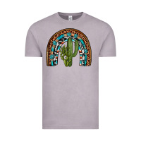 Vintage Zinc revize cactus gemstone rainbow Vintage Tee - Artiststas