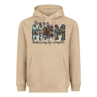 Mushroom being a mom makas my life complete Heavyweight Hoodie - SublimationCraftShop