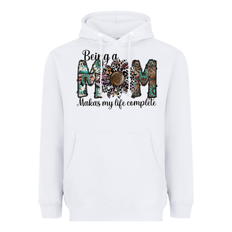 Being A Mom Makas My Life Complete Heavyweight Hoodie by SublimationCraftShop | Teevron