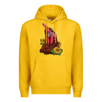 Lemon rooster sunflower Premium Hoodie - BarkalooDesign