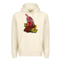 Sandshell rooster sunflower Premium Hoodie - BarkalooDesign
