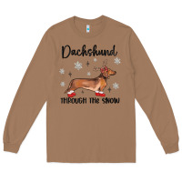 Dachshund Through The Snow Long Sleeve Tee | Teevron