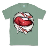 Sage sports lips baseball Classic Tee - texasbilliewilder