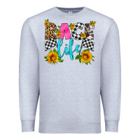 Heather Grey race life Premium Sweatshirt - HRA Design Shop