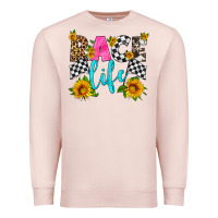 Pale Pink race life Premium Sweatshirt - HRA Design Shop