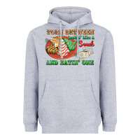 Heather Grey torn between lookin like a snack and eatin one Heavyweight Hoodie - FaDigitalArtStudio