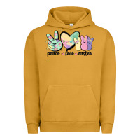 Pigment Peanut Butter peace love peeps Urban Hoodie - MaliasSmallBusiness