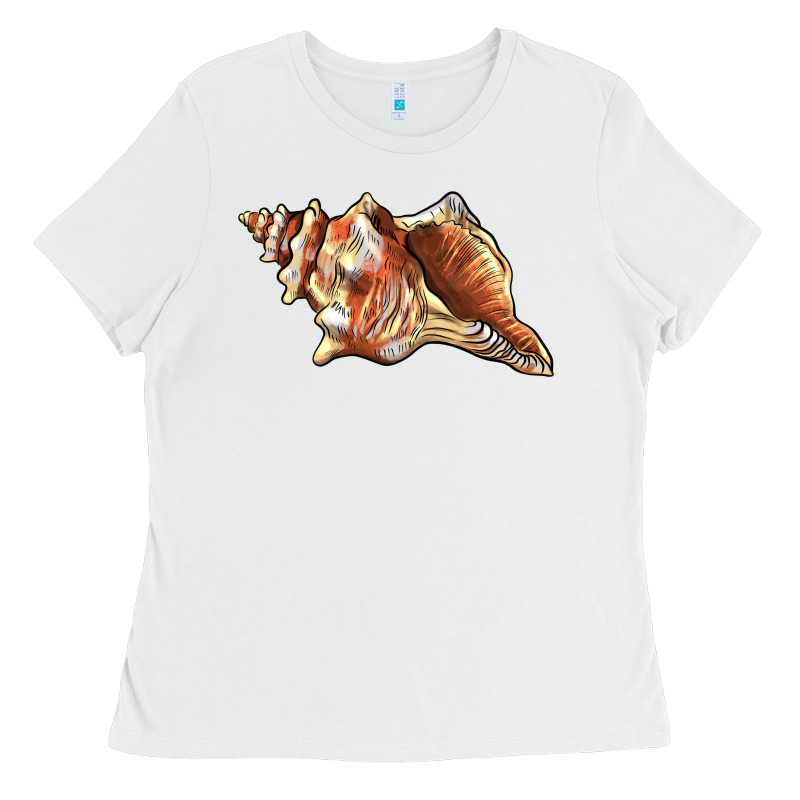 Sea   Shell Ladies Tee by BarkalooDesign | Teevron