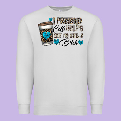 Coffee Premium Sweatshirt Designed By Cowhidedigitalart