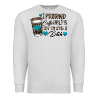Dove Grey coffee Premium Sweatshirt - CowhideDigitalArt
