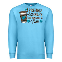 Ocean Blue coffee Premium Sweatshirt - CowhideDigitalArt