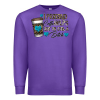 Purple coffee Premium Sweatshirt - CowhideDigitalArt