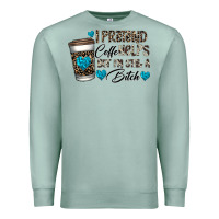 Seafoam coffee Premium Sweatshirt - CowhideDigitalArt