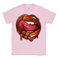 Bubblegum Pink sports lips basketball Classic Tee - texasbilliewilder