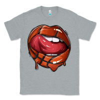 Heather Grey sports lips basketball Classic Tee - texasbilliewilder