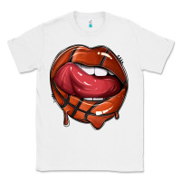 White sports lips basketball Classic Tee - texasbilliewilder