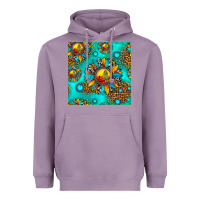 Lavender western sunset sunflowers seamless pattern Heavyweight Hoodie - HRA Design Shop