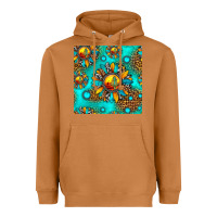 Meerkat western sunset sunflowers seamless pattern Heavyweight Hoodie - HRA Design Shop