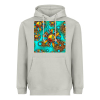 Moon Dust western sunset sunflowers seamless pattern Heavyweight Hoodie - HRA Design Shop
