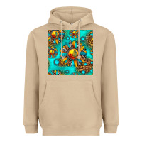 Mushroom western sunset sunflowers seamless pattern Heavyweight Hoodie - HRA Design Shop