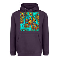 Plum western sunset sunflowers seamless pattern Heavyweight Hoodie - HRA Design Shop