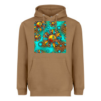 Toasted Coconut western sunset sunflowers seamless pattern Heavyweight Hoodie - HRA Design Shop