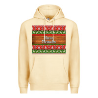 Pina Colada merry christmas knitted reindeer pattern Premium Hoodie - Jasminsmagicworld