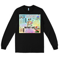 Black artist life Long Sleeve Tee - MaliasSmallBusiness