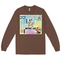 Chestnut artist life Long Sleeve Tee - MaliasSmallBusiness