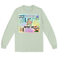 Matcha artist life Long Sleeve Tee - MaliasSmallBusiness