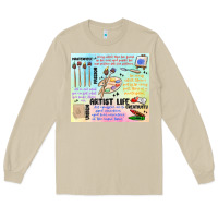 Mushroom artist life Long Sleeve Tee - MaliasSmallBusiness