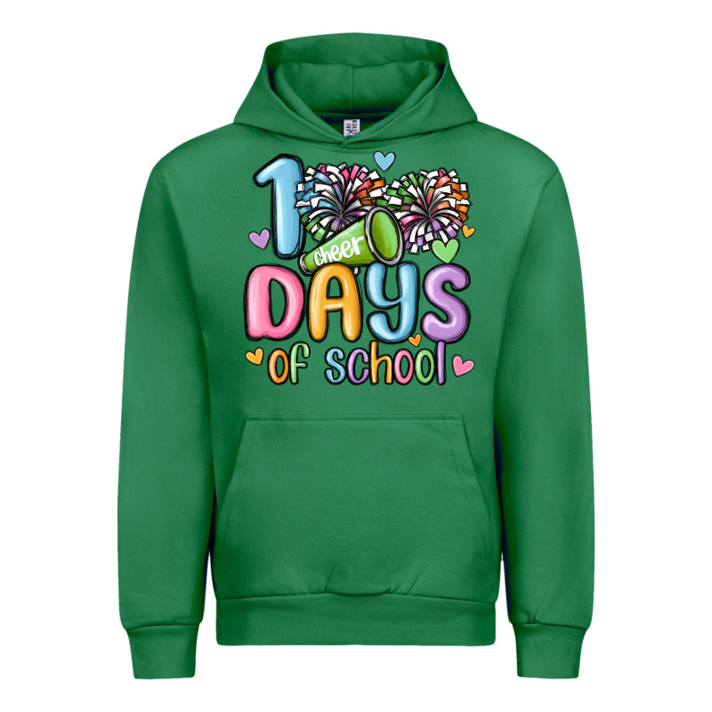 100 Days Of School Cheer Urban Hoodie by MaliasSmallBusiness | Teevron
