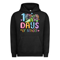 Pigment Black 100 days of school cheer Urban Hoodie - MaliasSmallBusiness