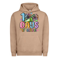 Pigment Burro 100 days of school cheer Urban Hoodie - MaliasSmallBusiness