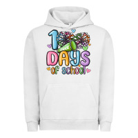 Pigment Lunar Rock 100 days of school cheer Urban Hoodie - MaliasSmallBusiness