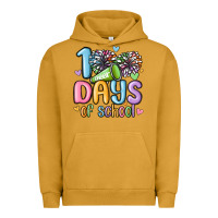 Pigment Peanut Butter 100 days of school cheer Urban Hoodie - MaliasSmallBusiness